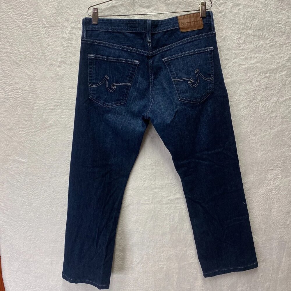 AG Adriano Goldschmied The Angel Bootcut Jeans Women's 31 Blue Cotton Low-Rise
